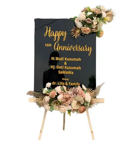 Papan Bunga Akrilik buahdua